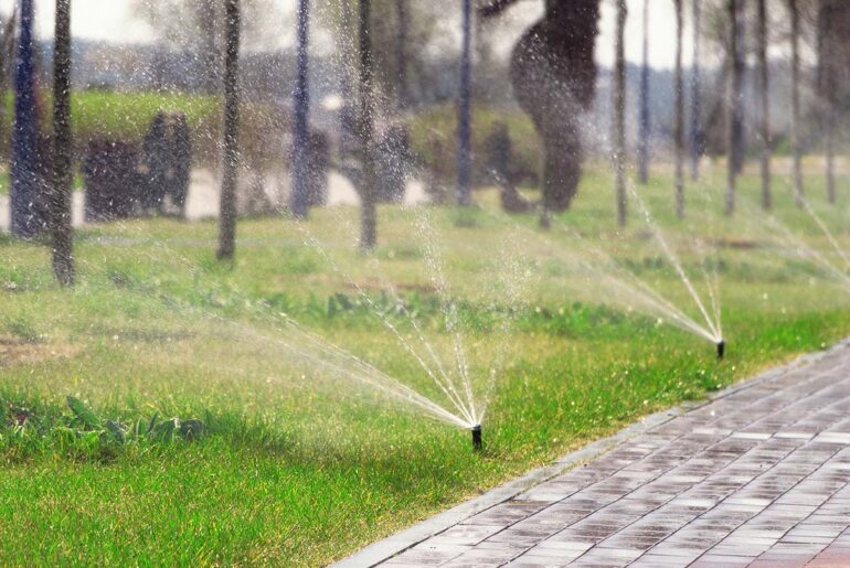 Lawn Sprinkler and The Mystery of Dry Spots